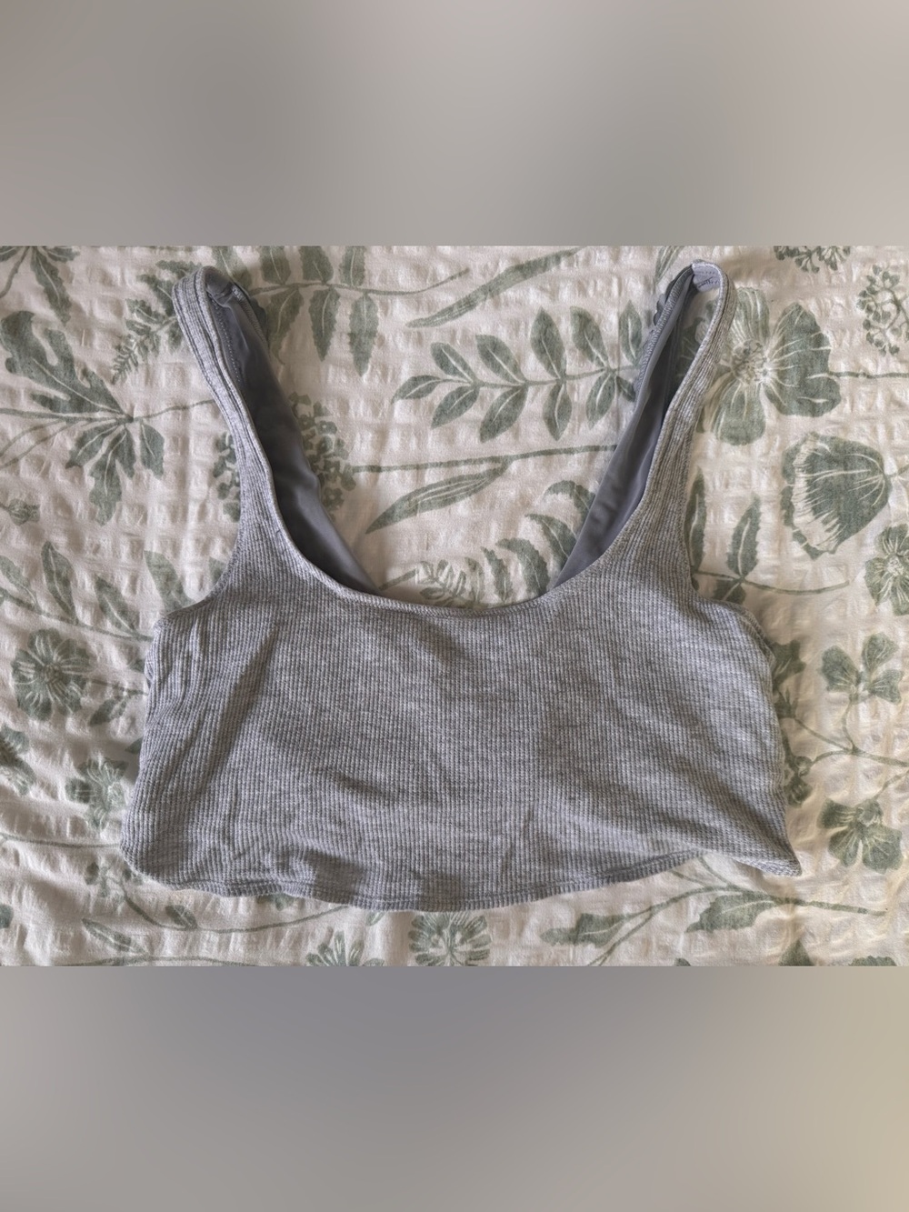 Aerie Ribbed Lace Back Bralette